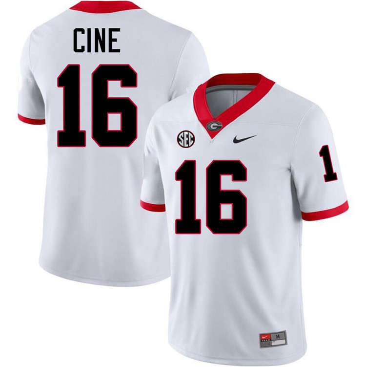 Lewis Cine Georgia Jersey,University Of Georgia Bulldogs Football Jersey,Uniforms,Gears-White